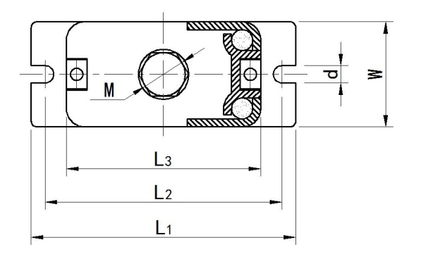 ZDM 型限位式弹簧隔振器 示意图2