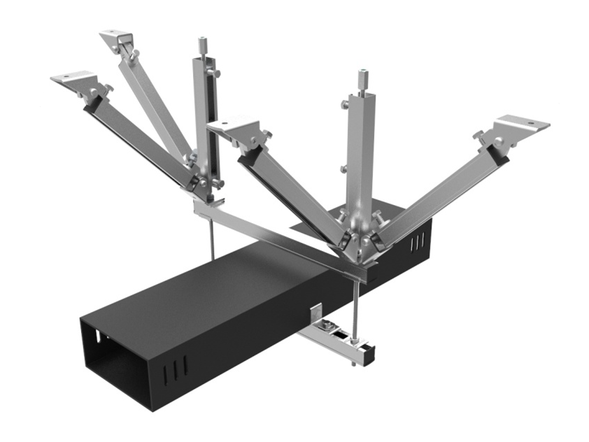 矩形风管抗震支吊架