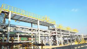 南通科聚亚装卸站钢结构制作安装